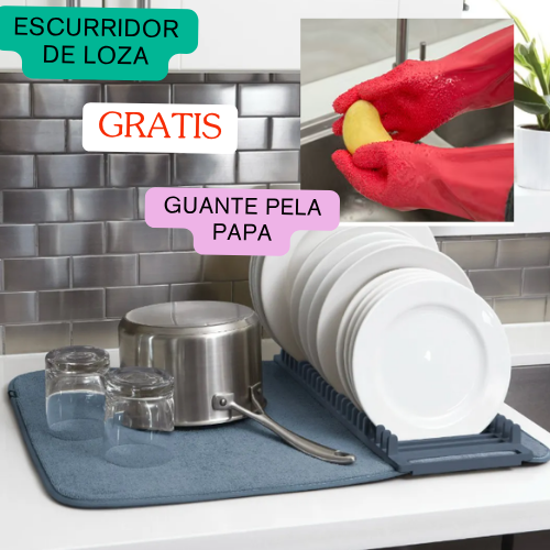 Adiós a las Charcos y Bacterias con SecaExpress® Gratis Guantes pela papa