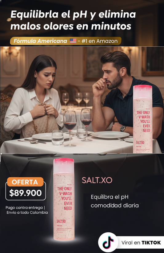 Salt.Xo® Gel Refrescante Íntimo Eliminador de olores
